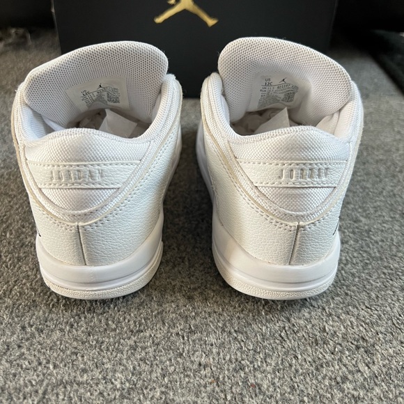 Air Jordan kids Flight Origin 4 White Sneakers - Picture 6 of 13